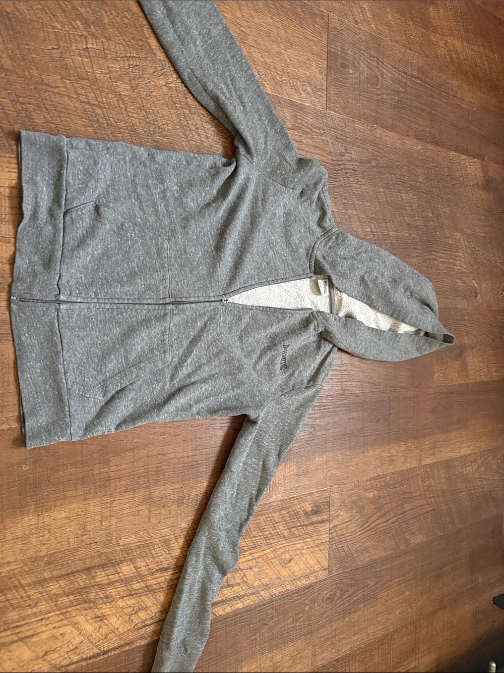 PINK Victoria's Secret Gray Fleece Hoodie
